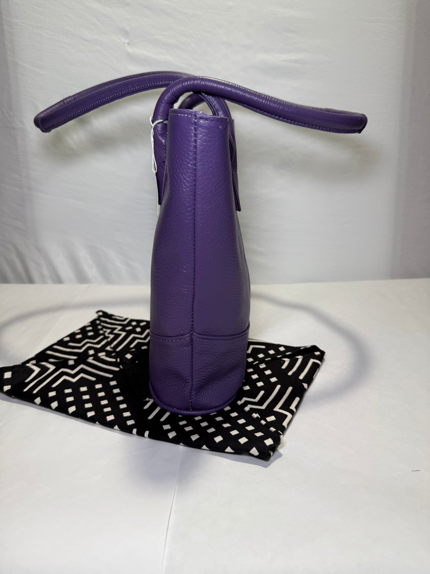  Purple Casual Leather tote 