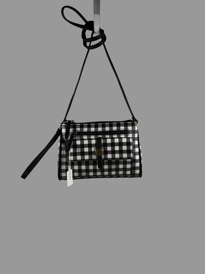  Black/White Convertible Crossbody Bag