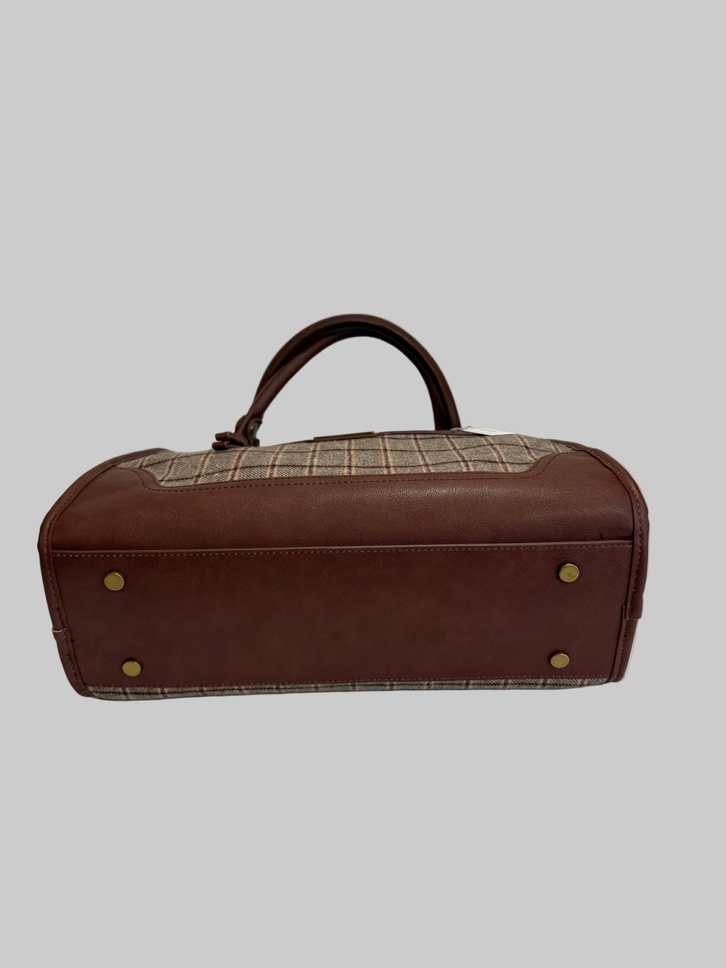 Frye and Co. Plaid Satchel