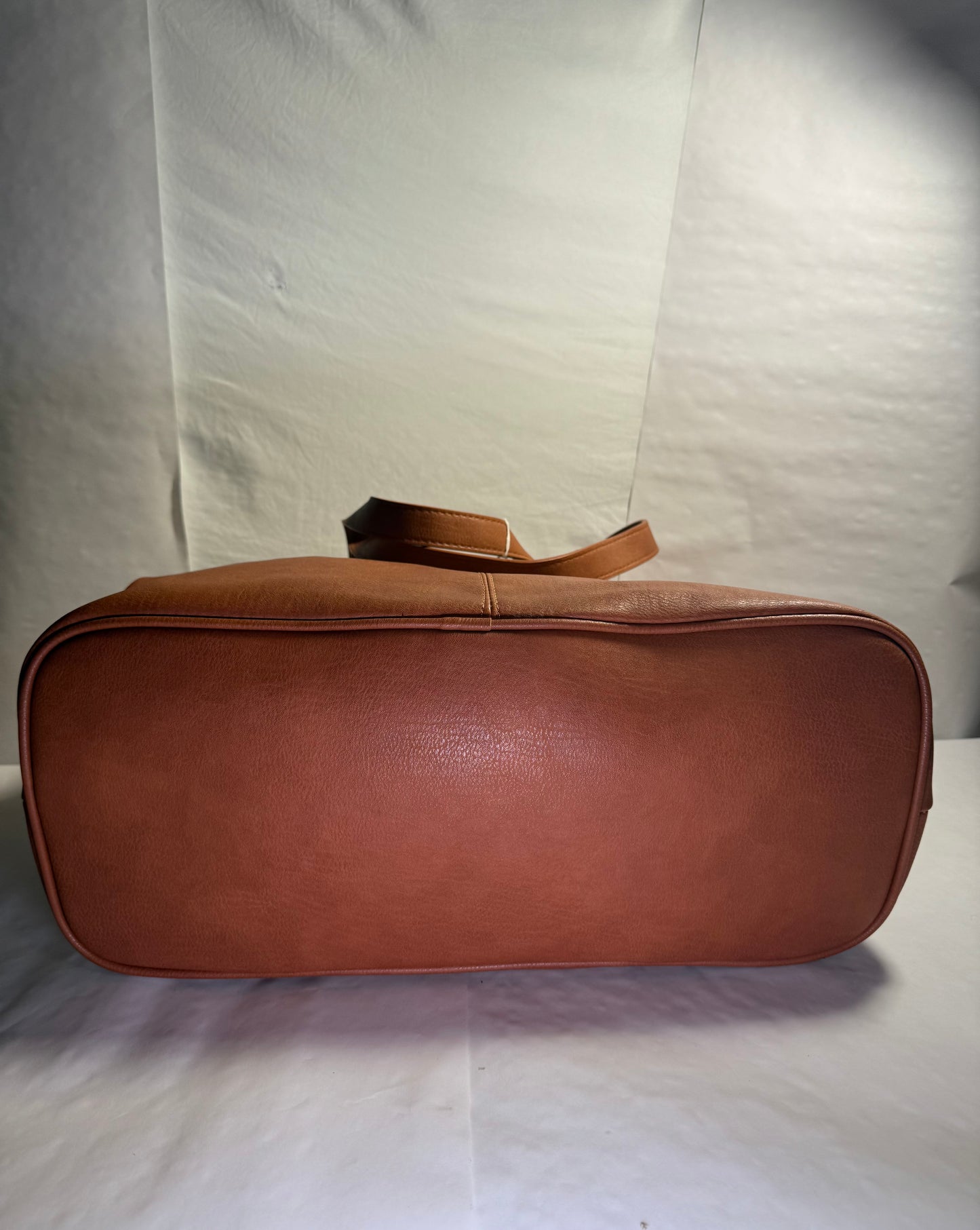 Large Leather tote bag W/3 pocket