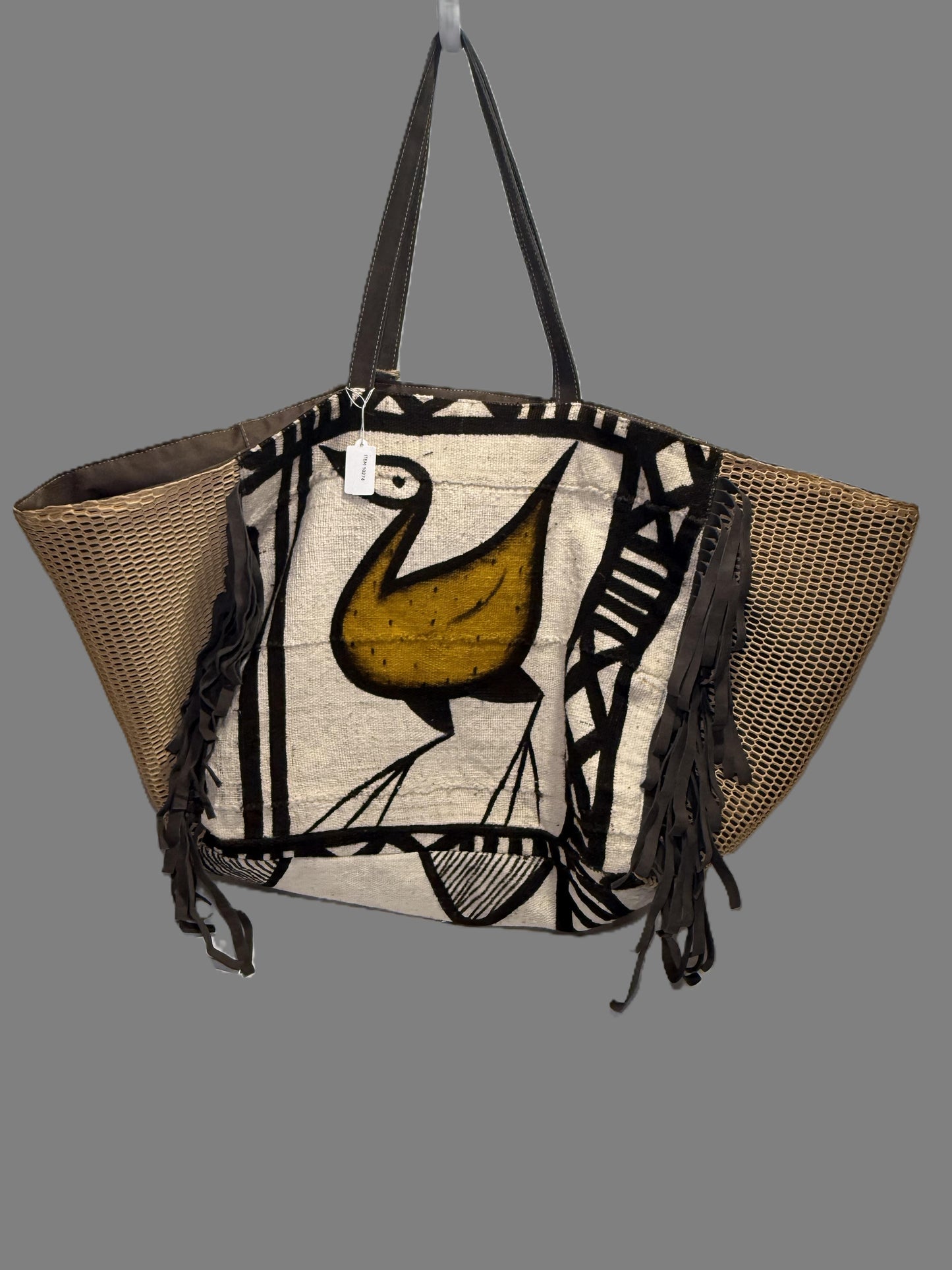Jumbo size African tote bag