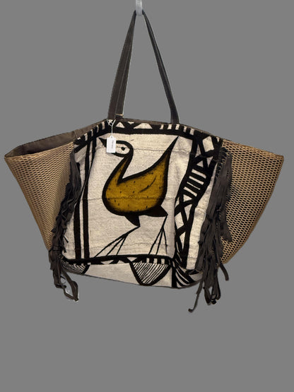 Jumbo size African tote bag