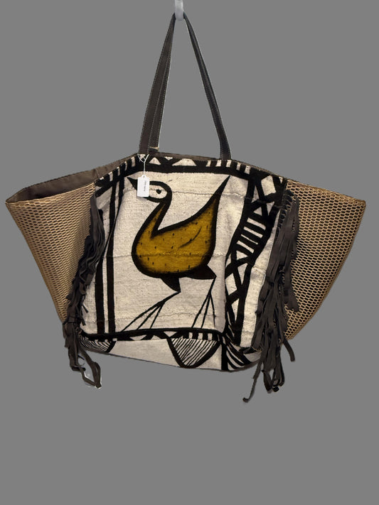 Jumbo size African tote bag