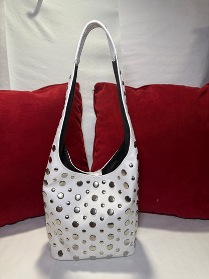 Handmade Moroccan Leather Tote Bag 