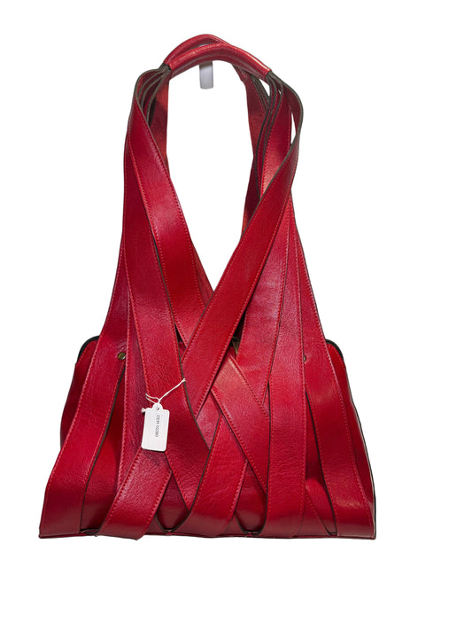 Moroccan Woven Leather Handbag – Chouara Collection.