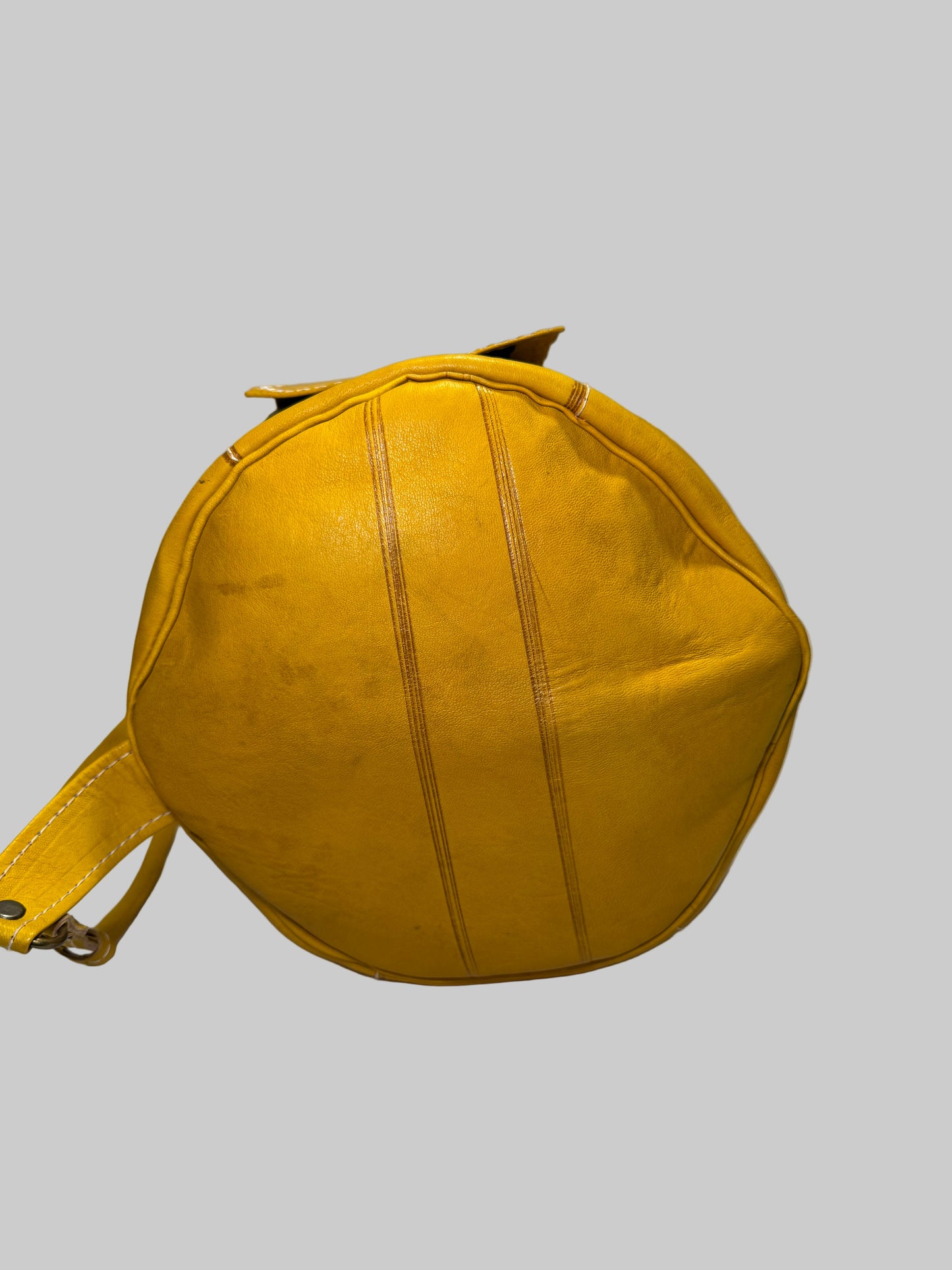 Moroccan Leather Bucket Bag