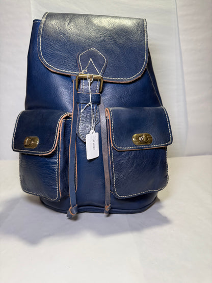Handcrafted Moroccan Genuine Leather Backpack