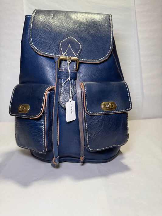 Handcrafted Moroccan Genuine Leather Backpack