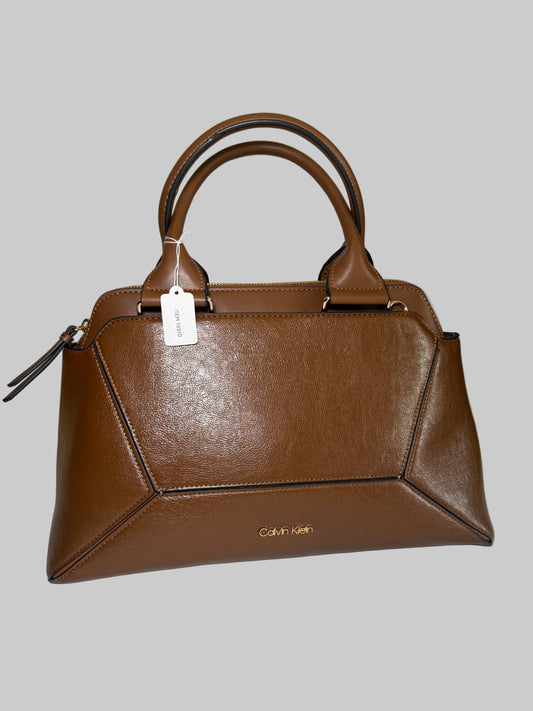 Calvin Klein Heidi Top Zipper Convertible Satchel