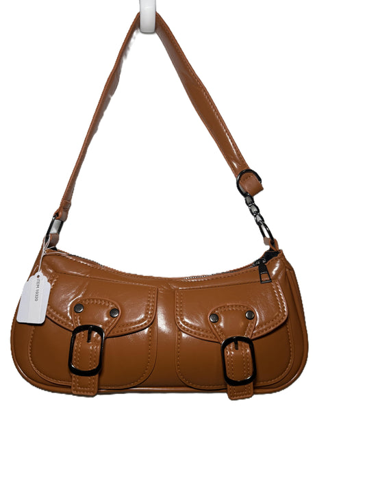 Soft Leather Shoulder Bag Underarm Purse