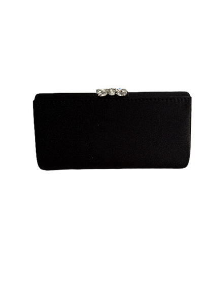Kelly & Katie Crystal Satin Clutch