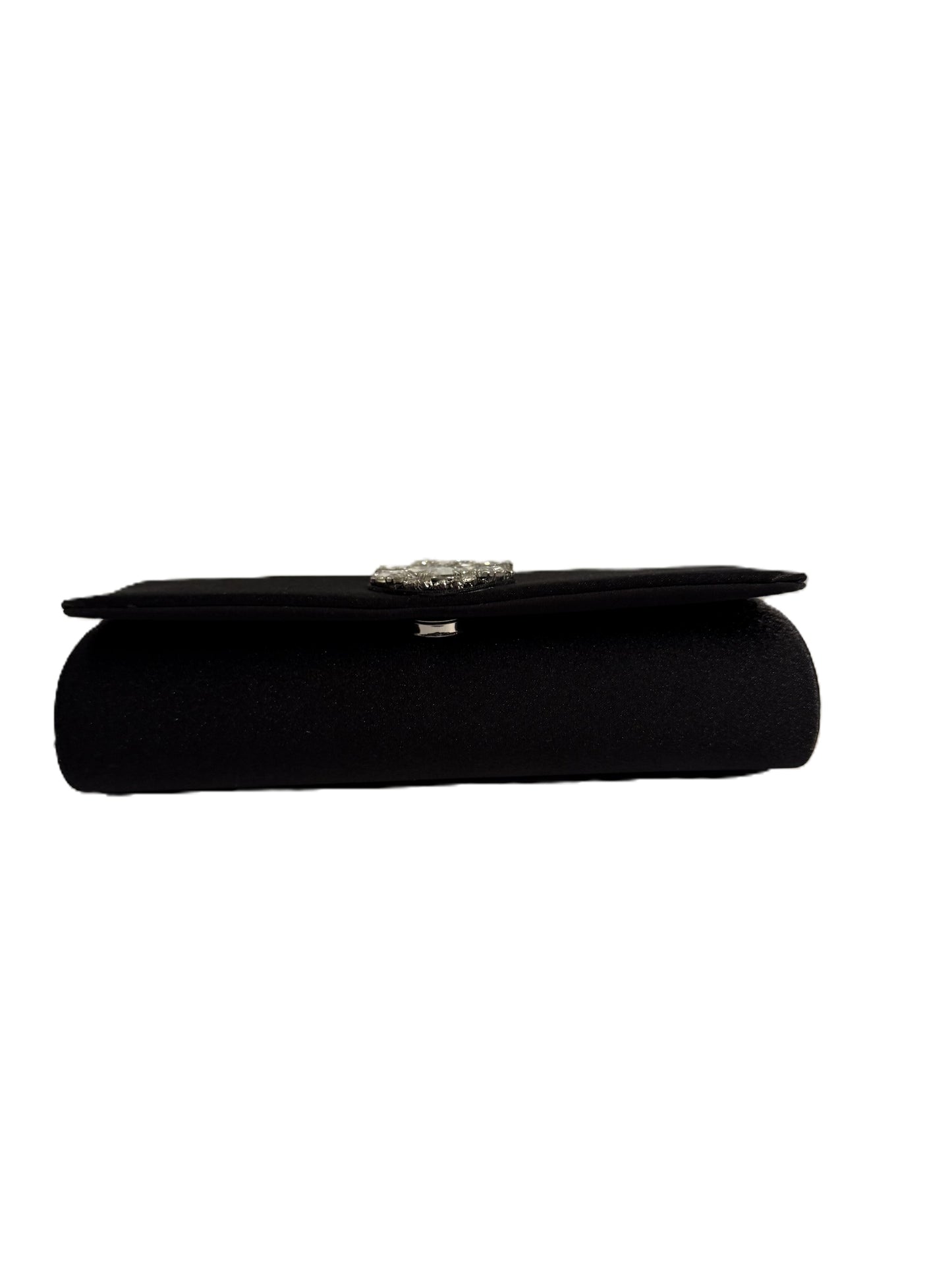 Kelly & Katie Crystal Satin Clutch