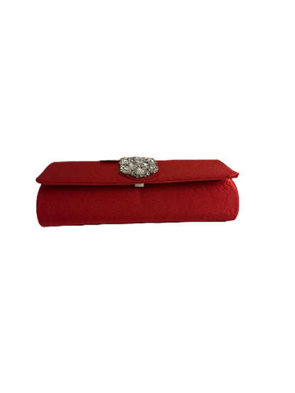 Kelly & Katie Crystal Satin Clutch