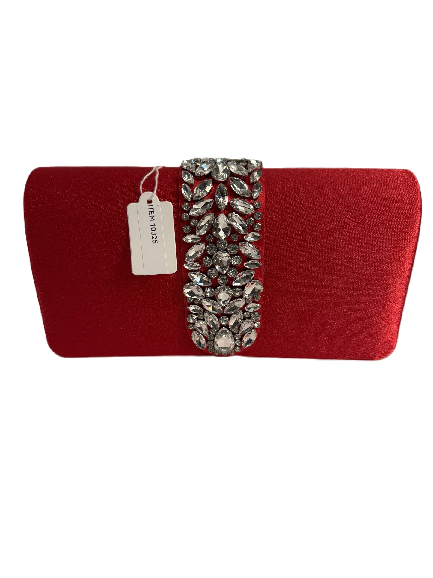 Kelly & Katie Crystal Satin Clutch