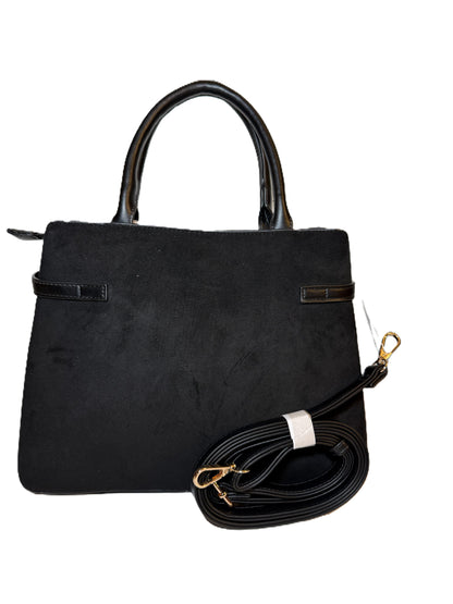 Shoulder Bag Faux Leather Purse Black