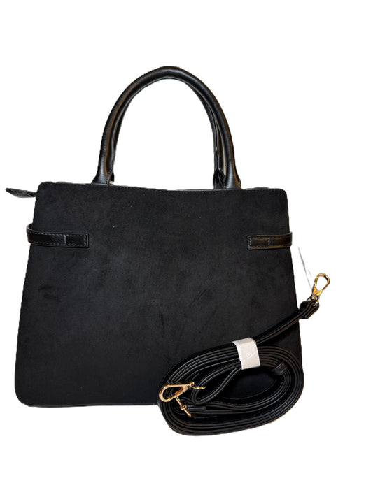 Shoulder Bag Faux Leather Purse Black