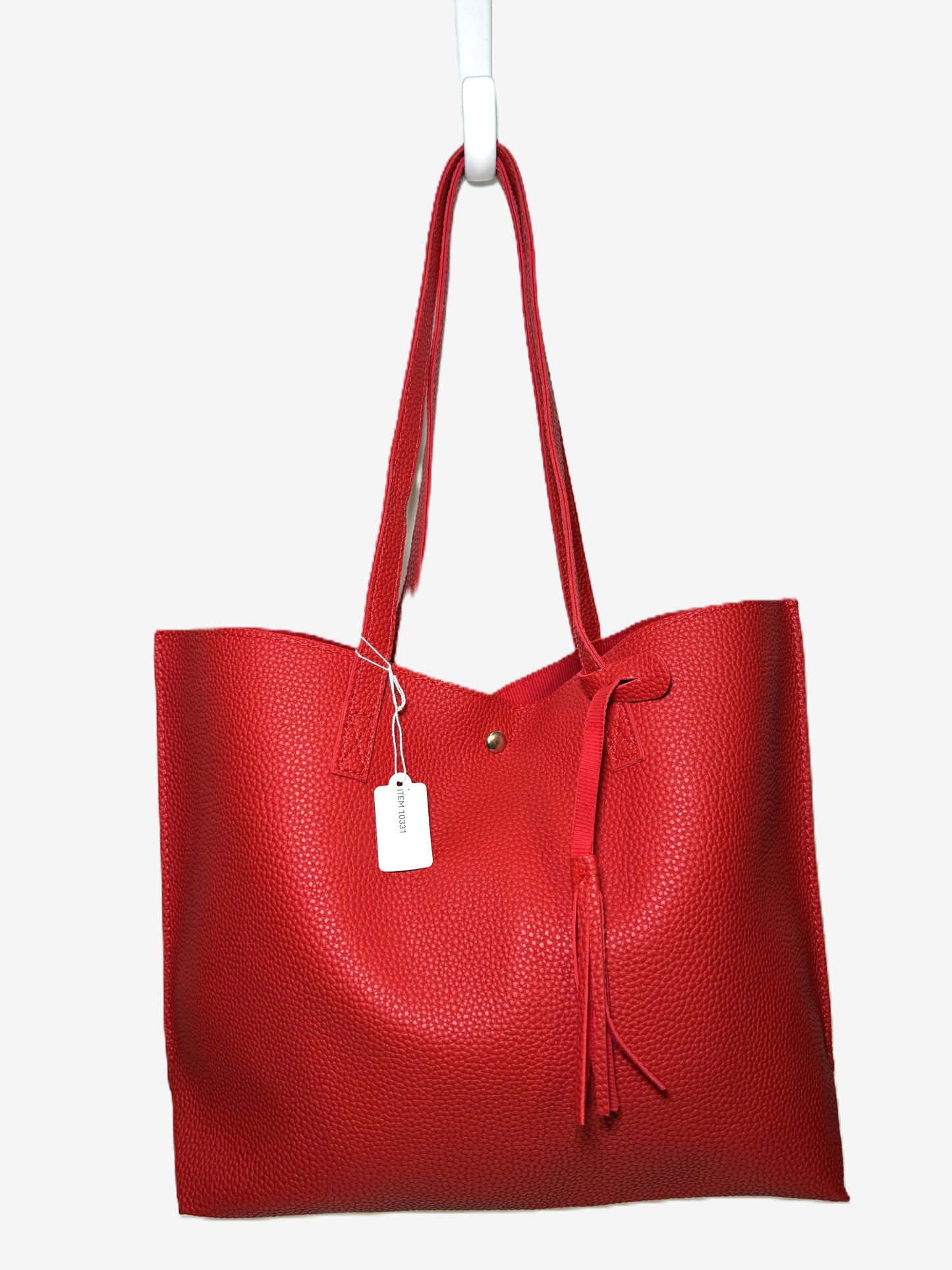 Women Large PU Tote Top-Handle Bag