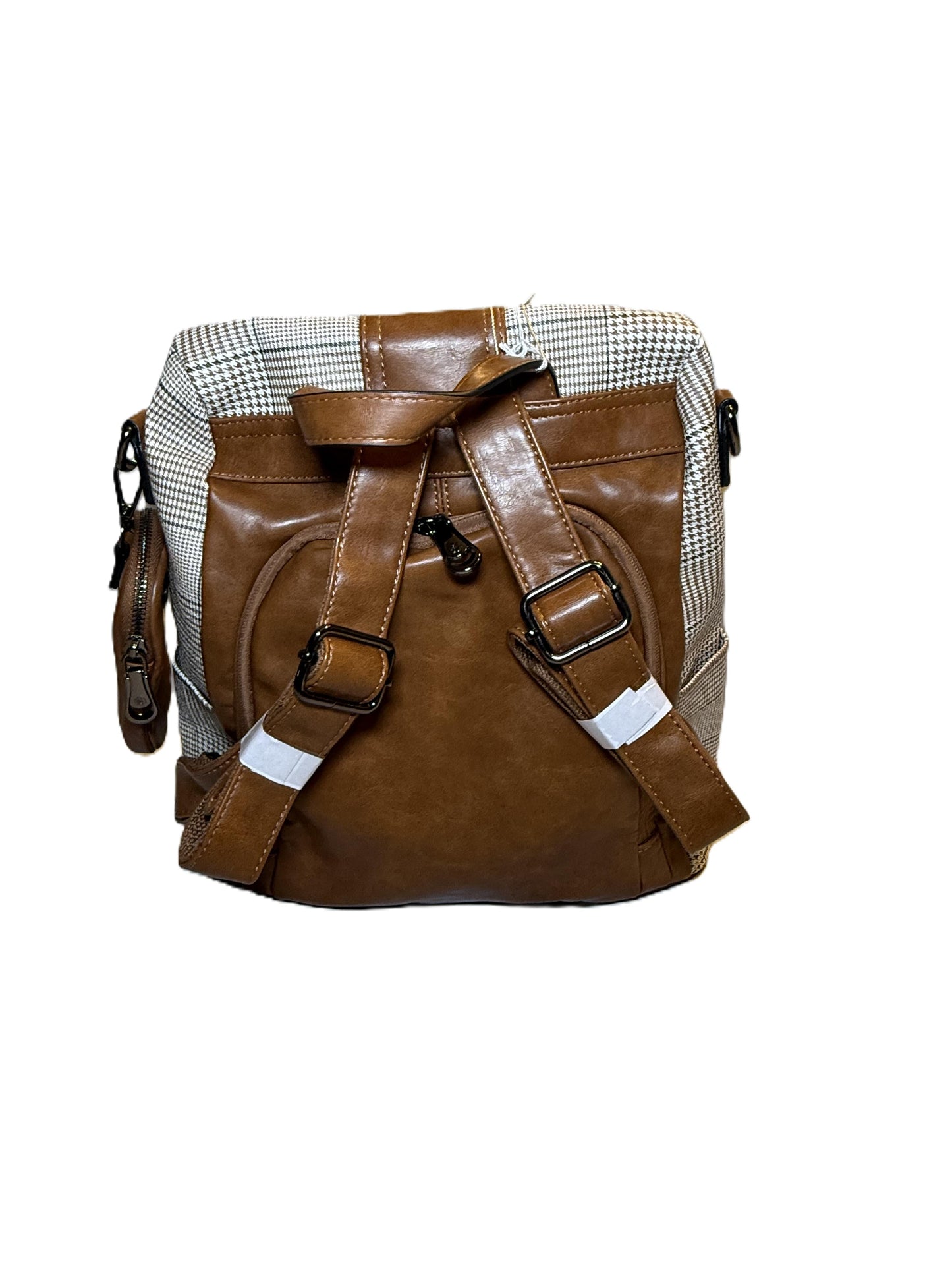 Plaid Backpack Purse