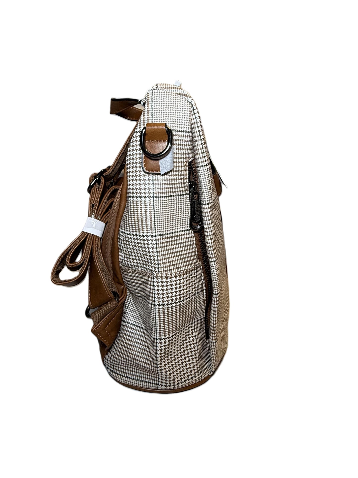 Plaid Backpack Purse
