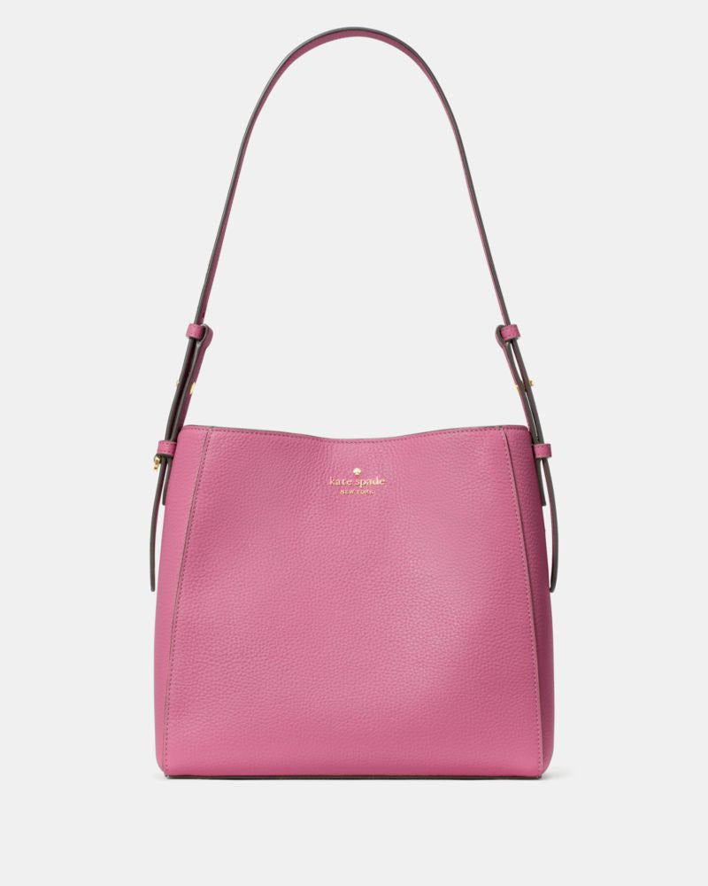 Kate Spade Pink Leather Bucket  Bag