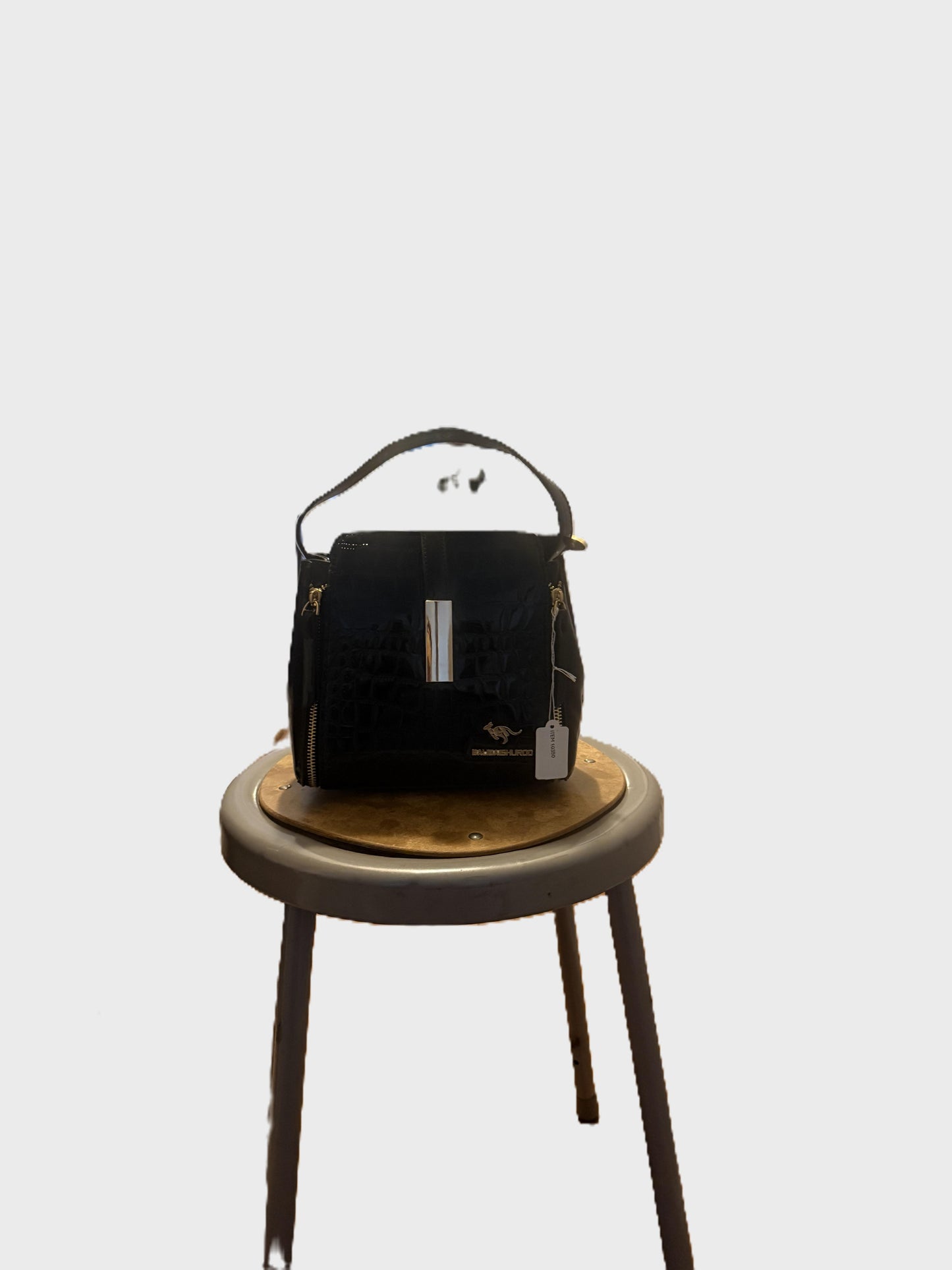 Embossed Leather Crossbody Bag