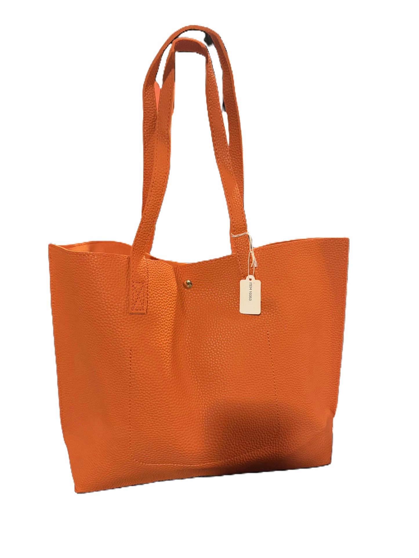 Women Large PU Tote Top-Handle Bag