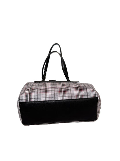 St. John's Plaid Top Handle Tote