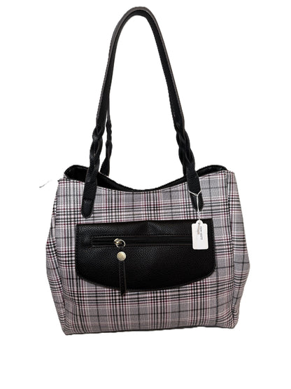 St. John's Plaid Top Handle Tote