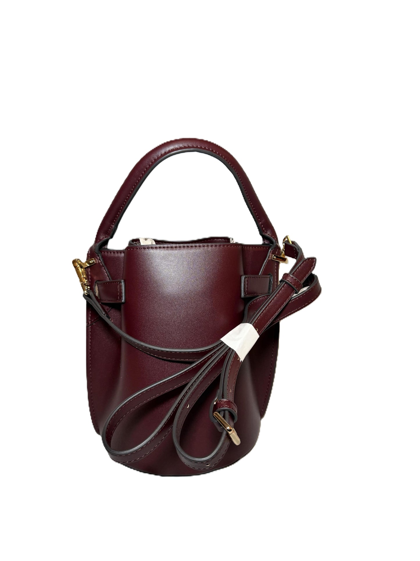Brown Leather Liberta Bucket Bag