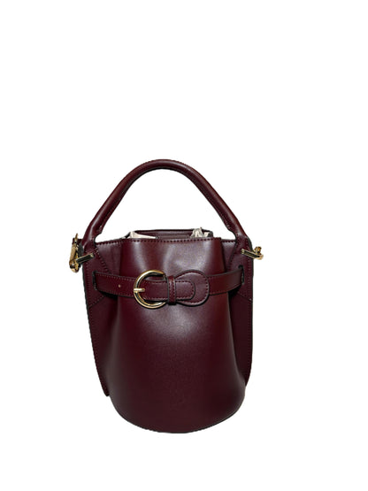 Brown Leather Liberta Bucket Bag