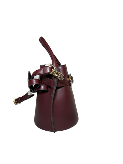 Brown Leather Liberta Bucket Bag