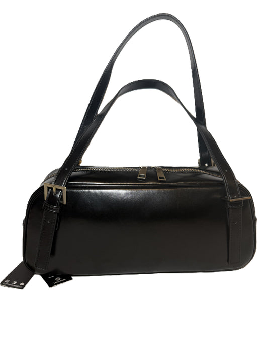 SoftLeather Rectangular Black Bag