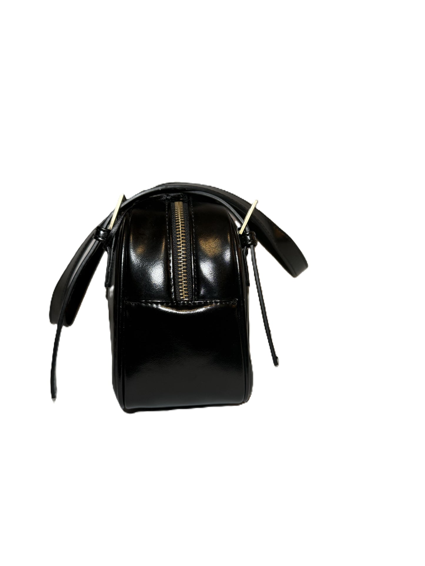 SoftLeather Rectangular Black Bag