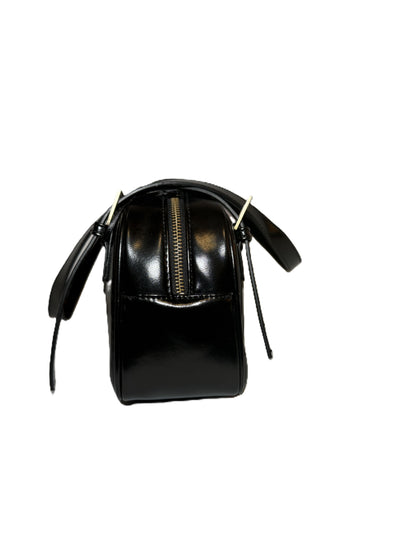 SoftLeather Rectangular Black Bag