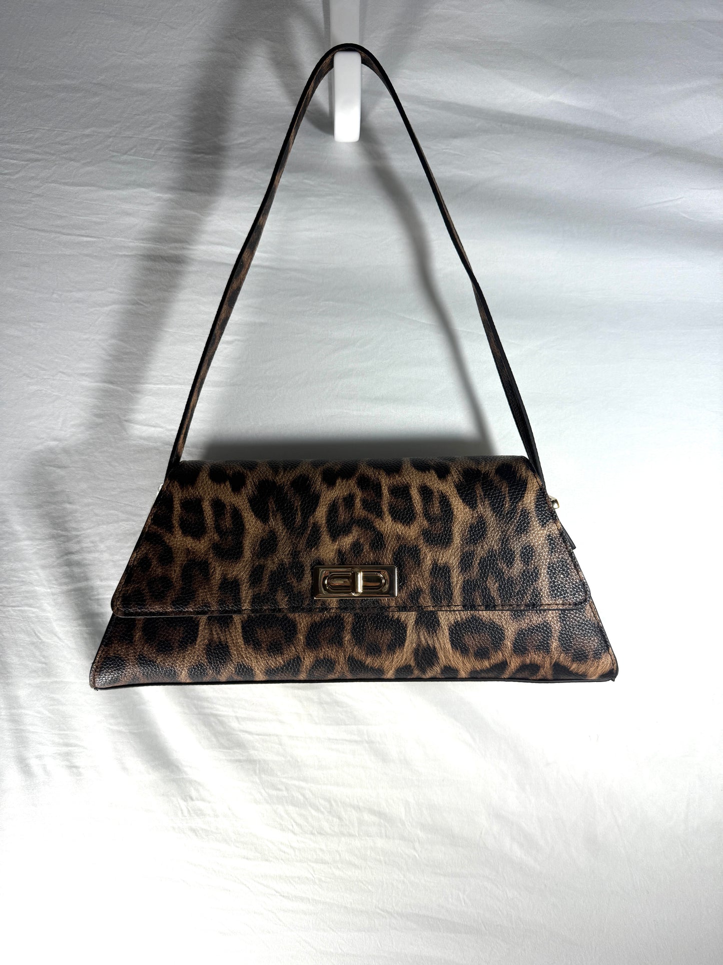 Kelly & Katie Angled Flap Faux Leather Shoulder Bag