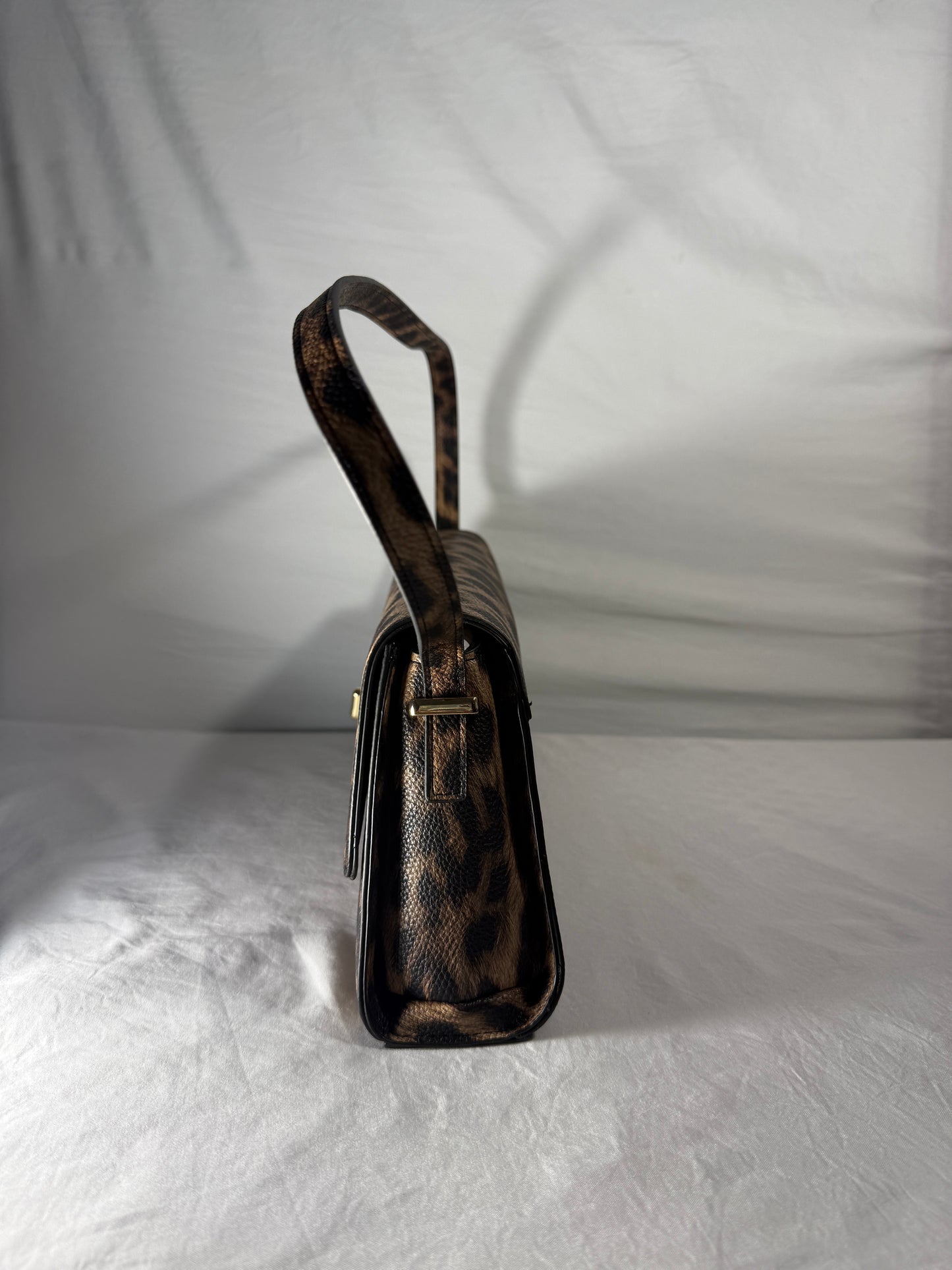 Kelly & Katie Angled Flap Faux Leather Shoulder Bag