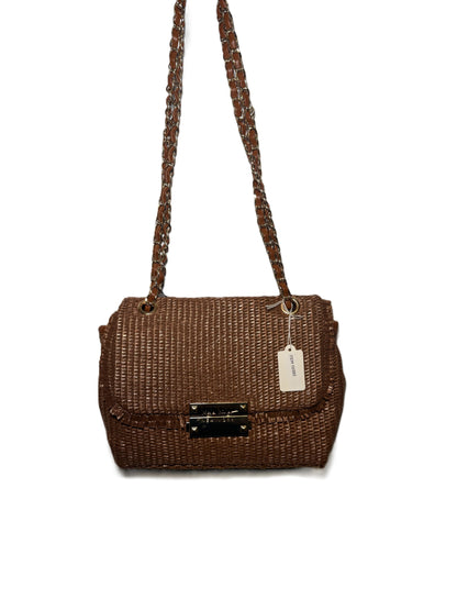 Nicole Miller Straw Shoulder Bag