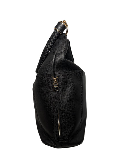 Braid Handle Hobo Bag