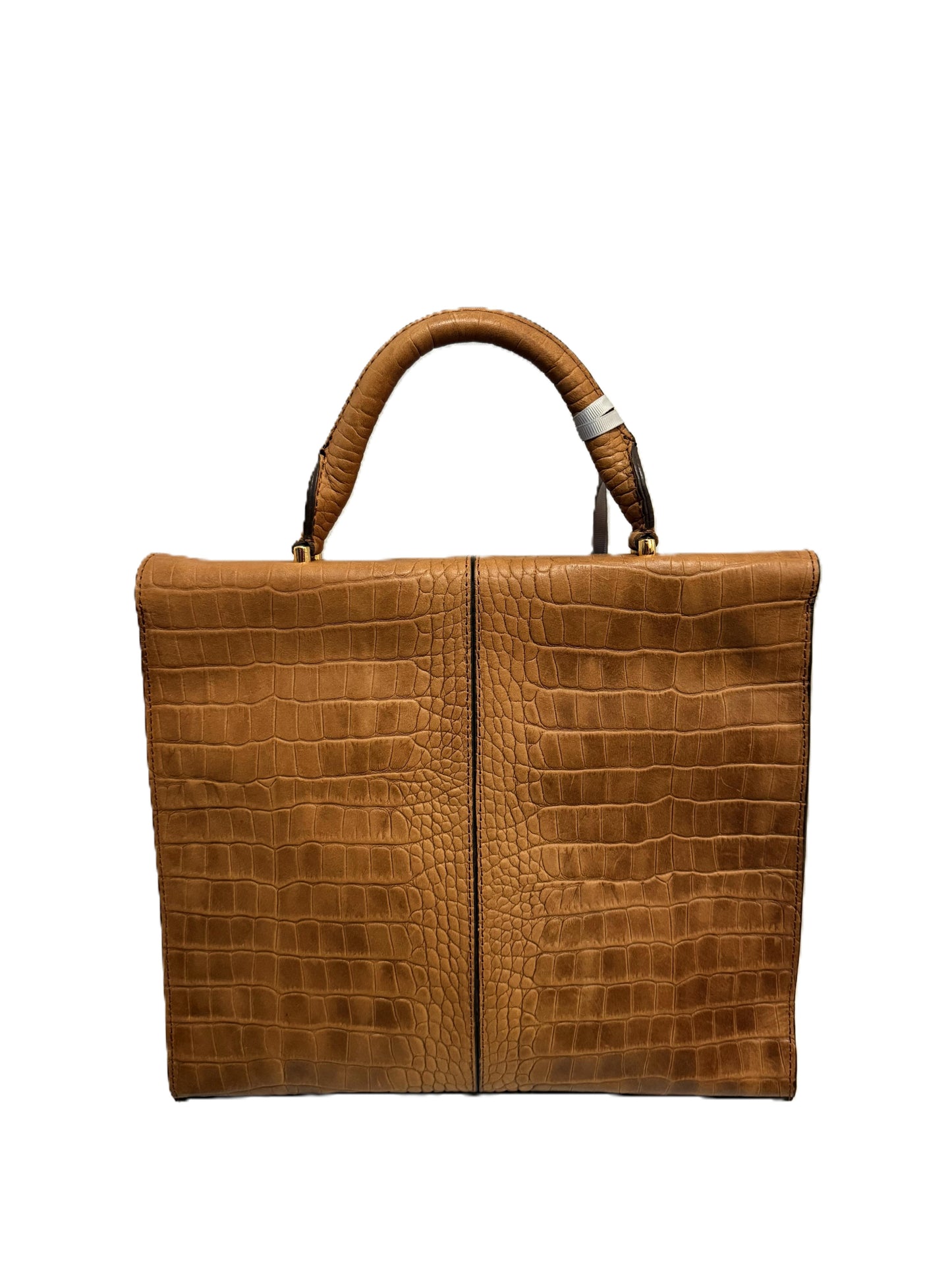 Large Croc Embossed Bag