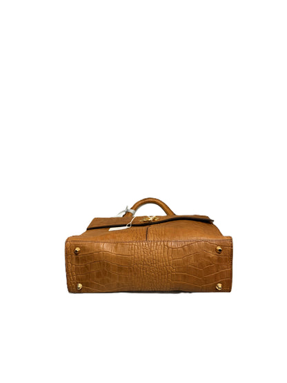 Large Croc Embossed Bag