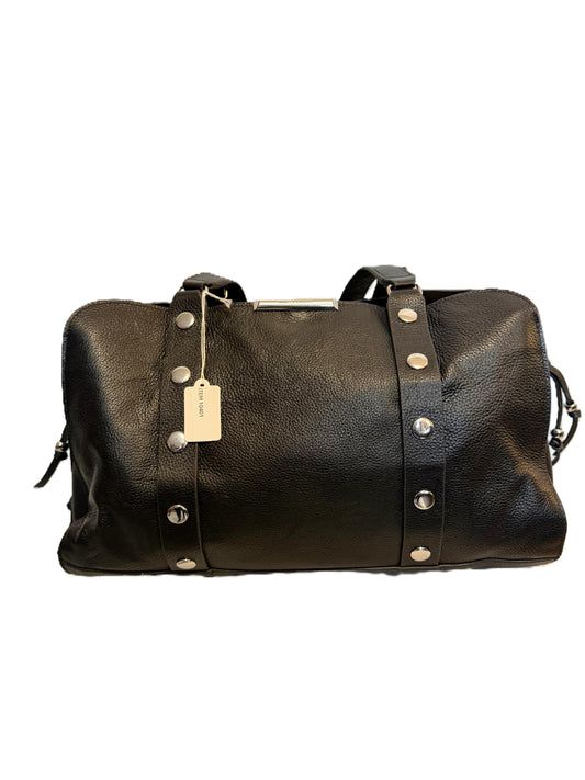 Cole Studded Leather Satchel