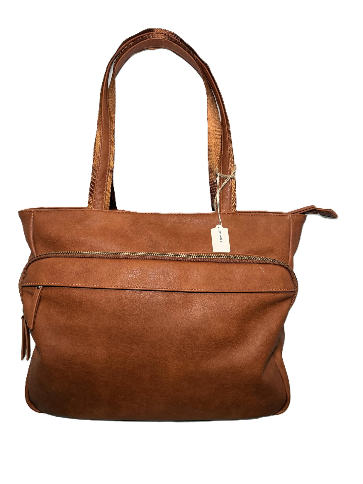 Large Travel Tote - Vegan Leather