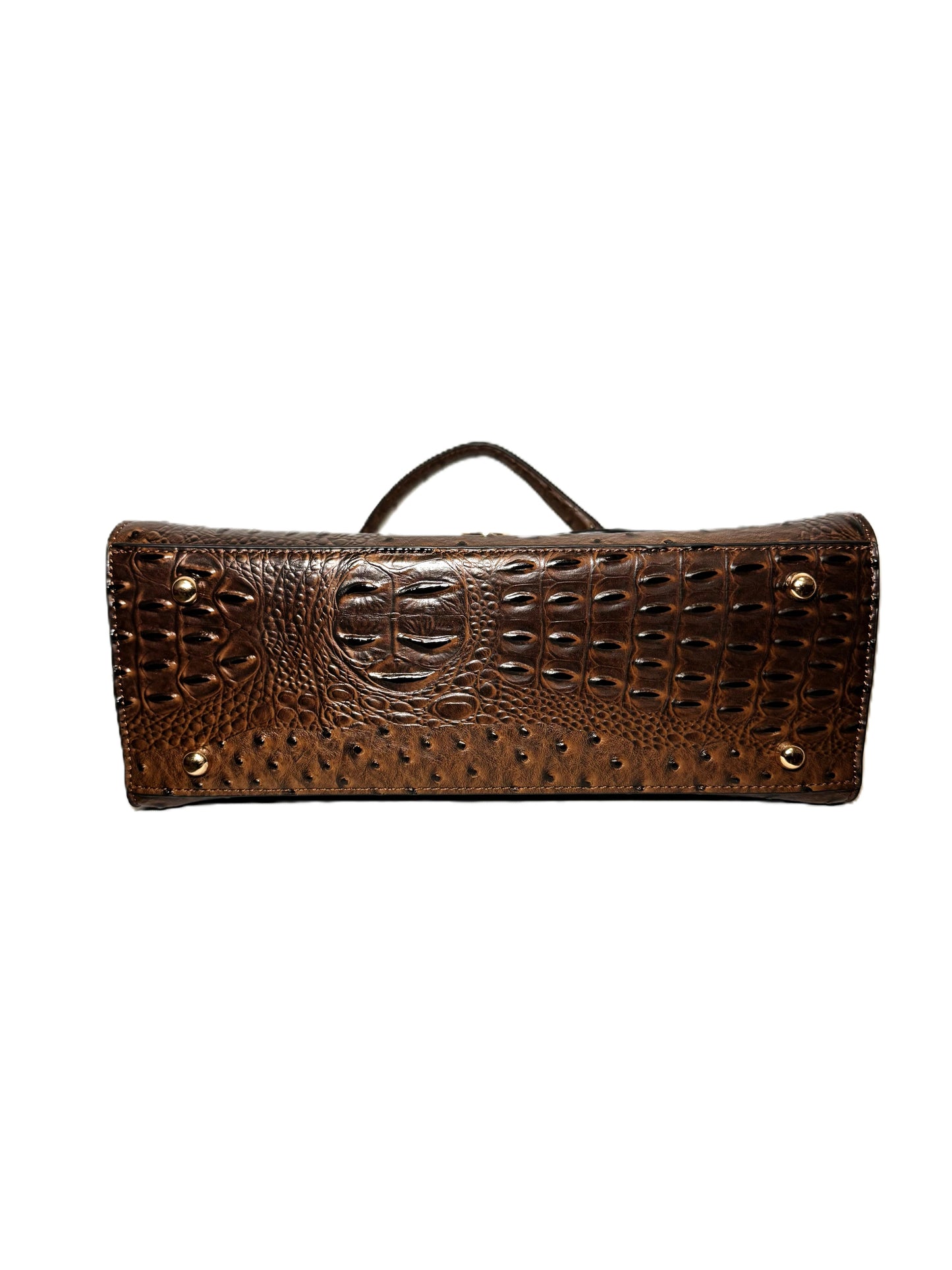 Top Handled Textured Satchel