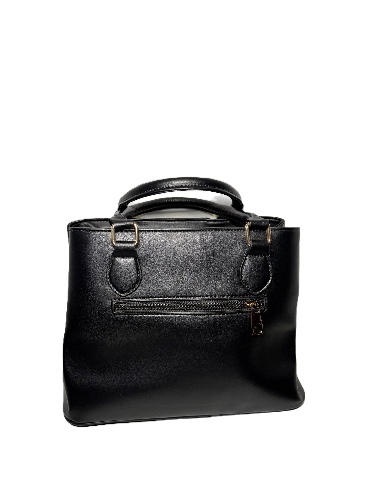 Leather Tote Shoulder Bag Medium Satchel Purse