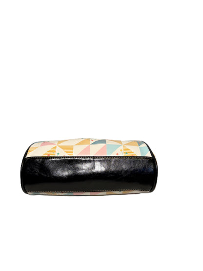 Modern Geometric Kiss lock Handbag