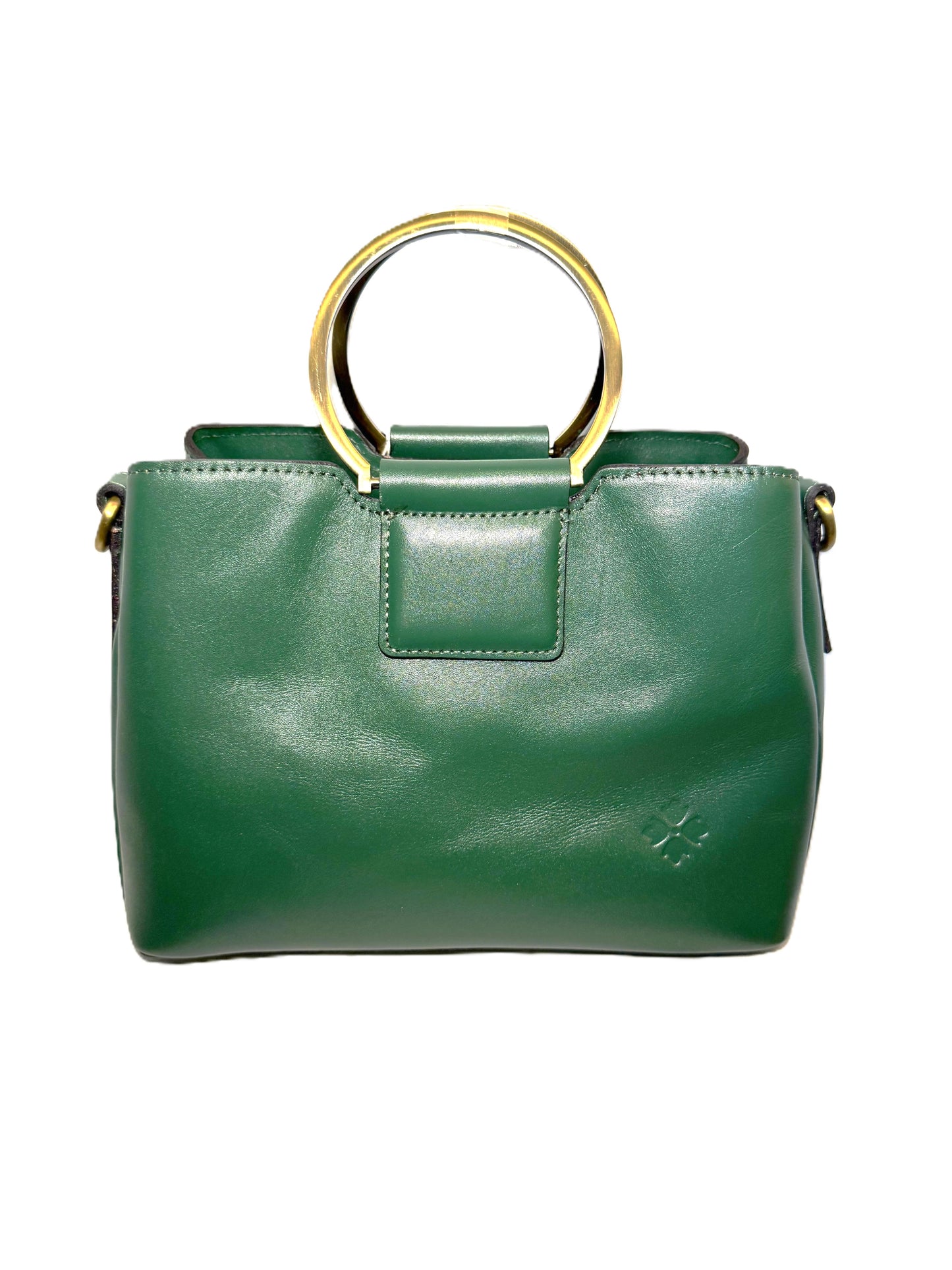 Patricia Nash Satchel With Metal Handles And Crossbody Strap