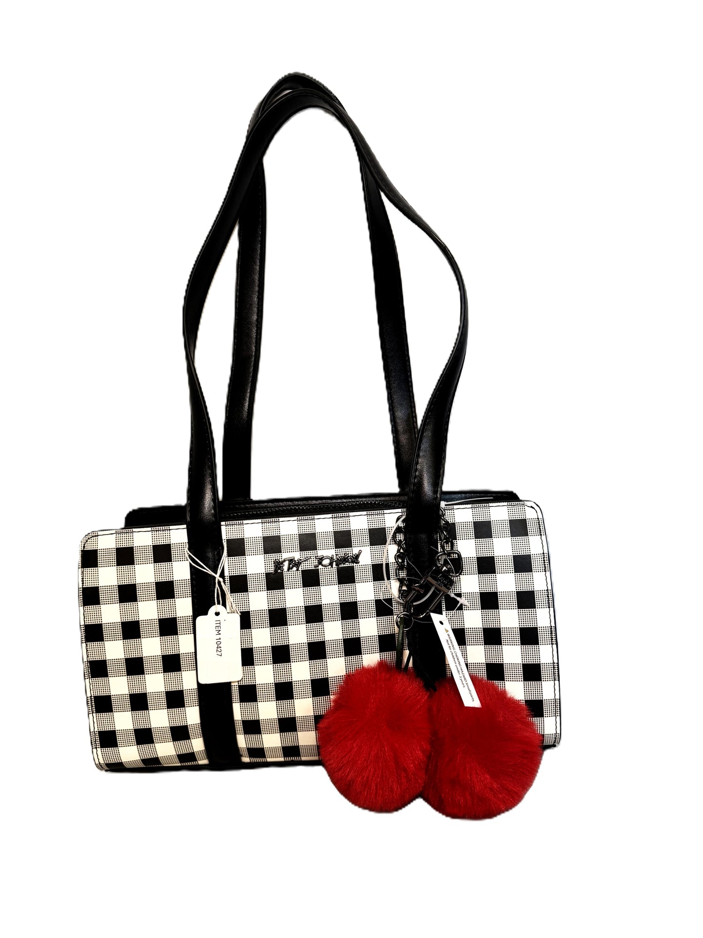 Betsey Johnson Checkered Medium Bag