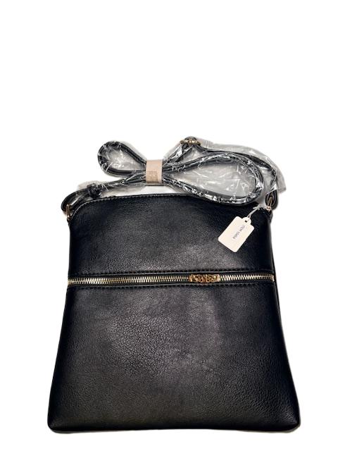 Black Crossbody Purse W/Tassel