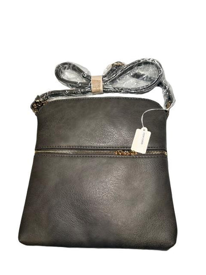 Gray Crossbody Purse W/Tassel (Copy)