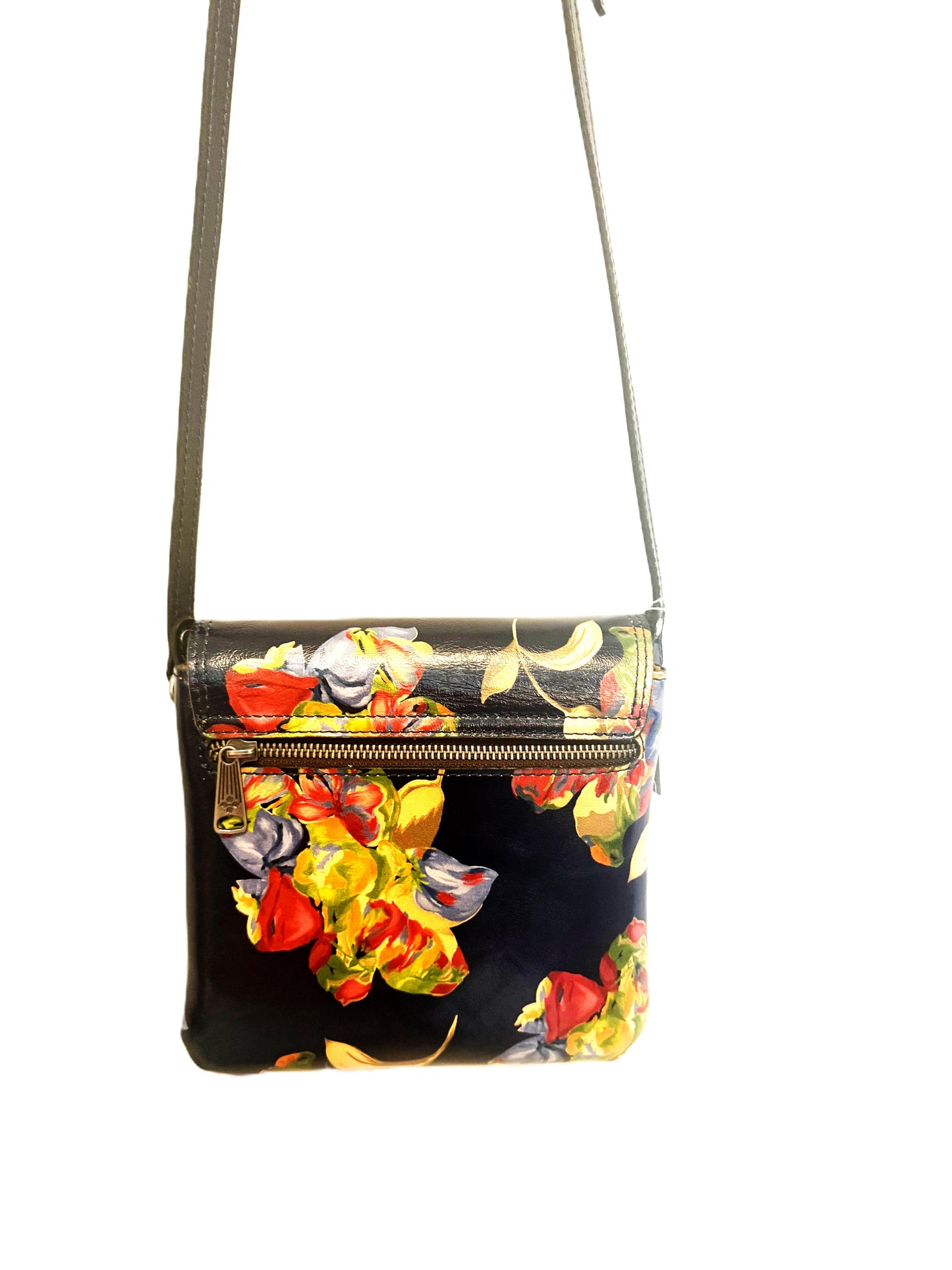 Patricia Nash Crossbody Navy Floral Bag